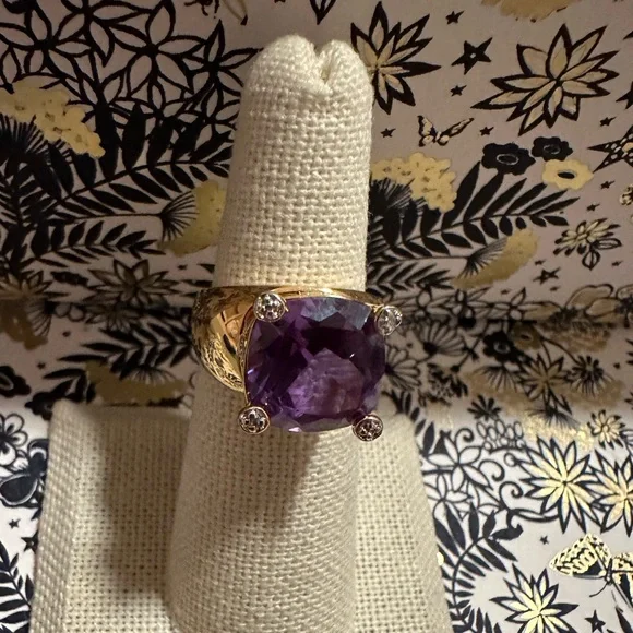 Vintage Alexandrite cocktail ring - Picture 3 of 11